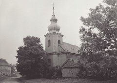 historické foto kostela 