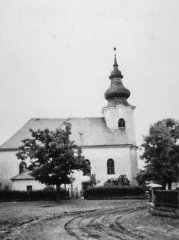 historické foto kostela 