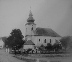historické foto kostela 