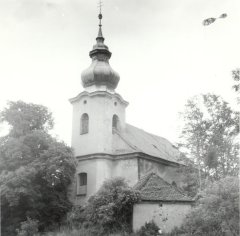 historické foto kostela 