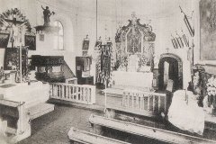 historické foto interiéru kaple