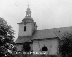 historické foto kostela