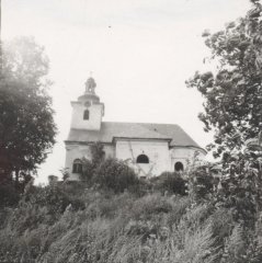 historické foto kostela