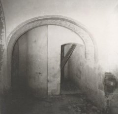 historické foto interiéru kostela