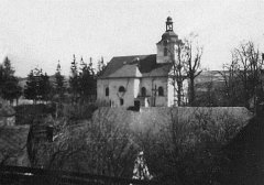 historické foto kostela
