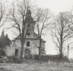 historické foto kostela