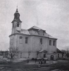 historické foto kostela