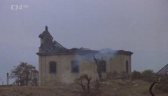 historické foto destrukce kostela