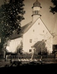 historické foto kostela