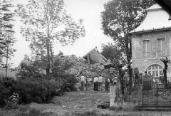 po odstřelu kostela