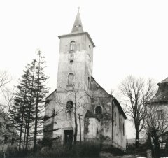 historické foto kostela
