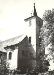 historické foto kostela