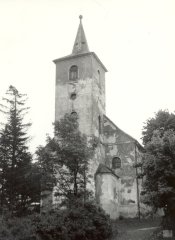 historické foto kostela