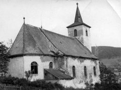 zakrytí kostela před odstřelem