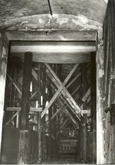historické foto interiéru kostela