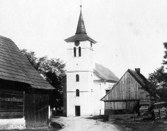 historické foto kostela