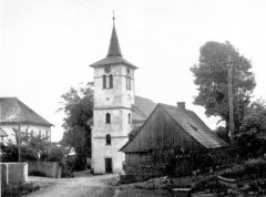 historické foto kostela