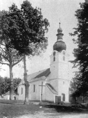 historické foto kostela