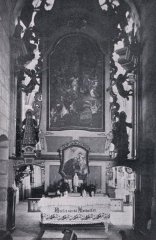 historické foto interiéru kostela