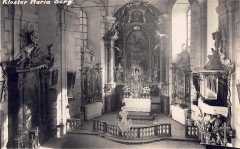 historické foto interiéru kostela