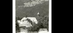 historické foto obou kostelů