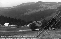 historické foto obou kostelů