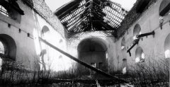 historické foto interiéru kostela