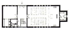 návrh nového kostela od Ing. arch. Tomáše Eflera - půdorys