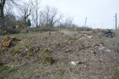 místo zbořeného kostela