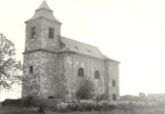 historické foto kostela
