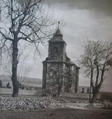 historické foto kostela