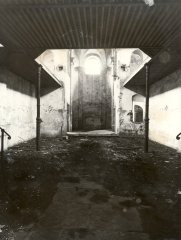 historické foto interiéru kostela