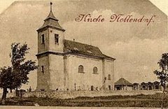 dobová pohlednice s námětem kostela