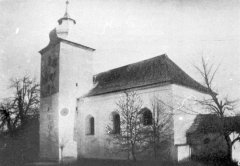 historické foto kostela