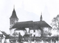 historické foto kostela