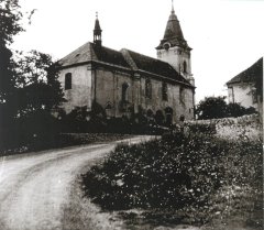 historické foto kostela