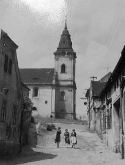 historické foto kostela