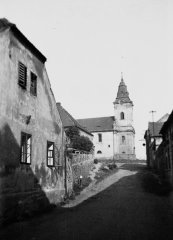historické foto kostela