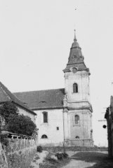 historické foto kostela