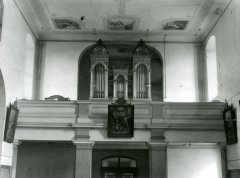 historické foto interiéru kostela