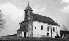 historické foto kostela