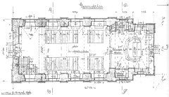 půdorys kostela podle zaměření z roku 1906