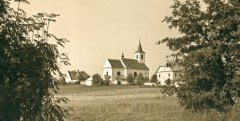 historické foto kostela