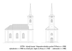 rekonstrukce původní podoby kostela