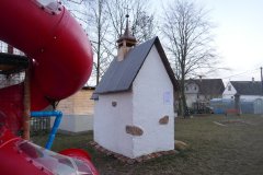 model kostela na návsi