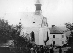 historické foto kostela