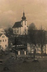 historické foto kostela