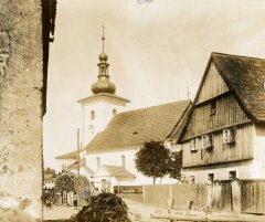 historické foto kostela