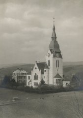 historické foto kostela