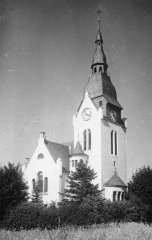 historické foto kostela